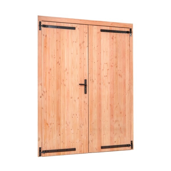 Red Class Wood dubbele dichte deur Dubbele deur B1850 x H2050 mm buitenmaat