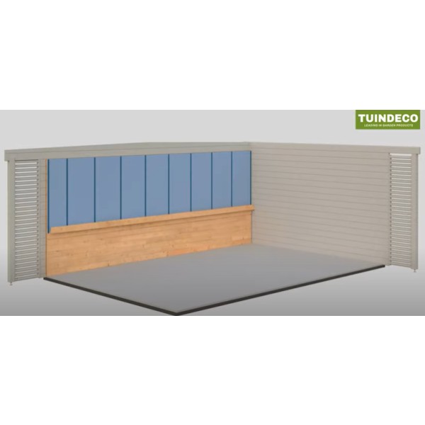 Isolatie pakket voor blokhutten (incl. isolatieplaten) | 120x220cm