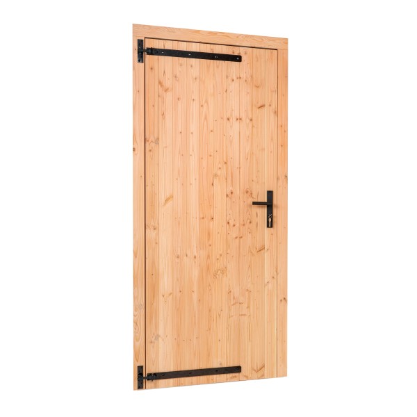 Douglas enkele dichte deur B1000xH2050mm buitenmaat, linksdraaiend