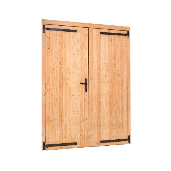 Douglas dubbele dichte deur B1850xH2050mm buitenmaat, linksdraaiend