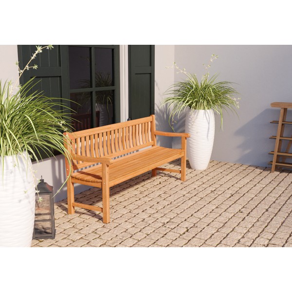 Teak tuinbank Bretagne 120 cm