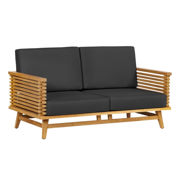 Teak loungeset Riverside 2-zits bank incl. kussens