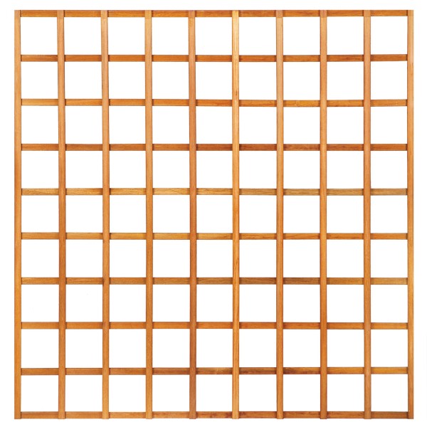 Trellis recht hardhout kunstmatig gedroogd H180 x B180 cm