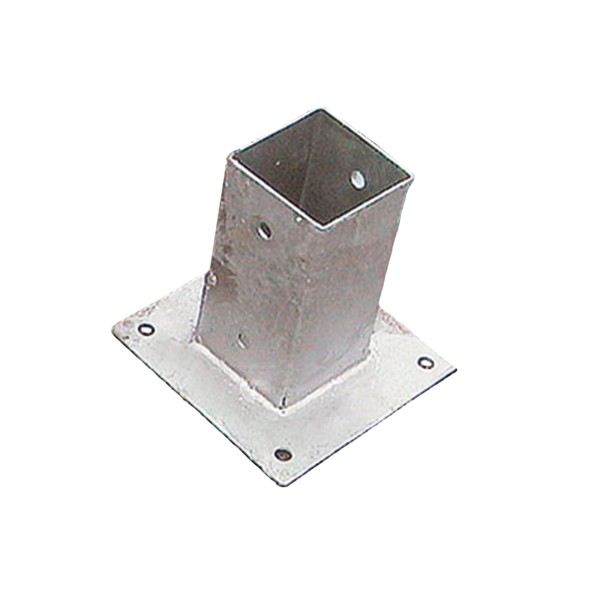 Paalhouder op plaat thermisch verzinkt 151x151x150mm