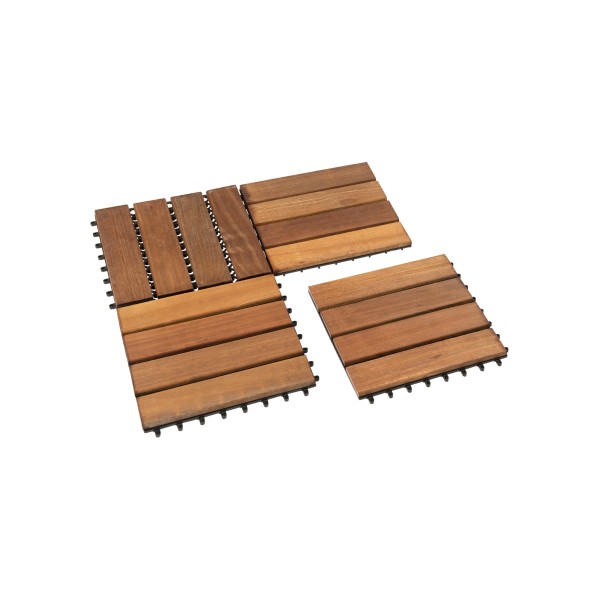 Tuintegel hardhout Bangkirai Siantar 30 x 30 cm