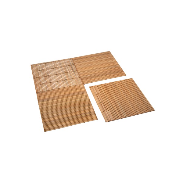 Tuintegel hardhout Bangkirai Yogyakarta 100 x 100 cm