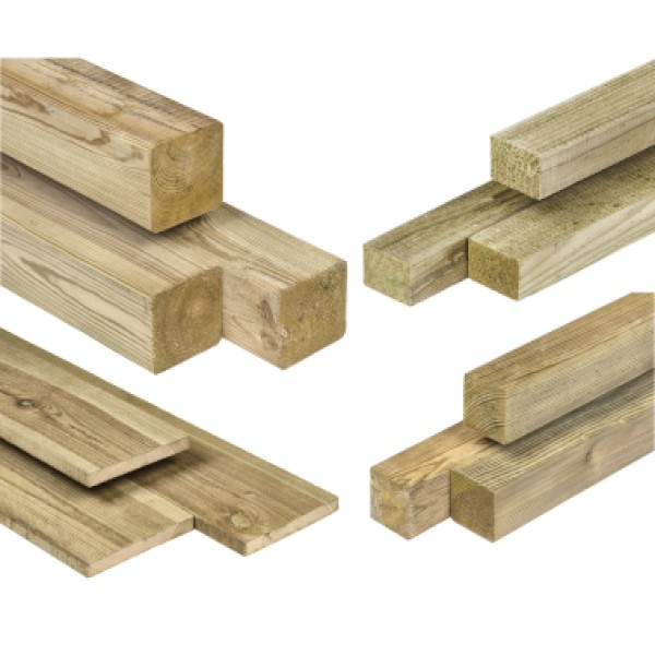 DHZ Houtpakket Blue Rabbit Toren Penthouse 8,8 x 8,8 cm