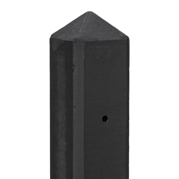 Berton©-paal IJssel antraciet gecoat diamantkop 10 x 10 x 280 cm hoekmodel