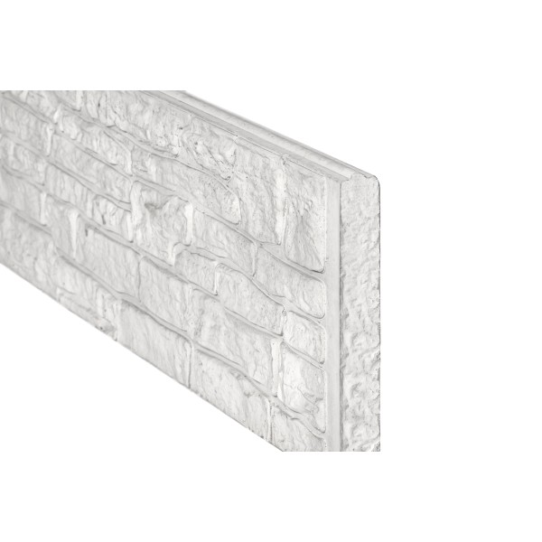 Berton©-motiefplaat wit/grijs H36 x D3,5 x L184 cm nostalgiemotief