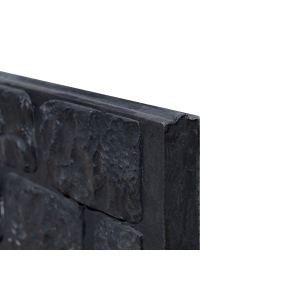 Berton©-motiefplaat smal antraciet gecoat H36 x D3,5 x L184 cm romeins motief