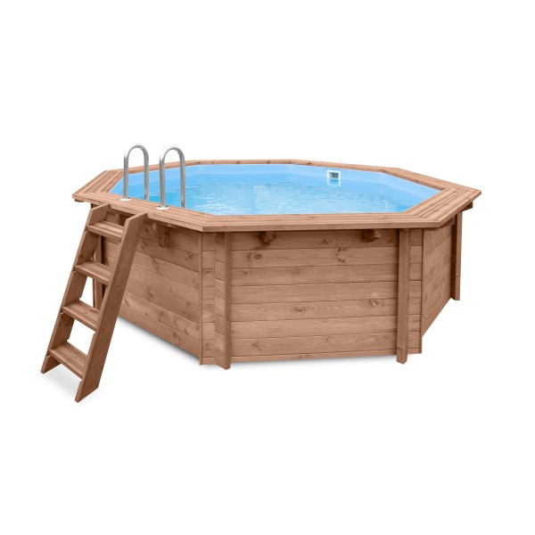 Luxe houten zwembad Cabana Beach 434 x 401 x 116 cm