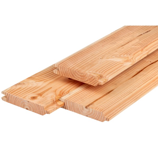 Douglas blokhutprofiel 2,8 x 19,5 x 300 cm, gedroogd, geschaafd
