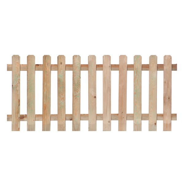 Tuinhek grenen groen geïmpregneerd recht 80 x 180 cm