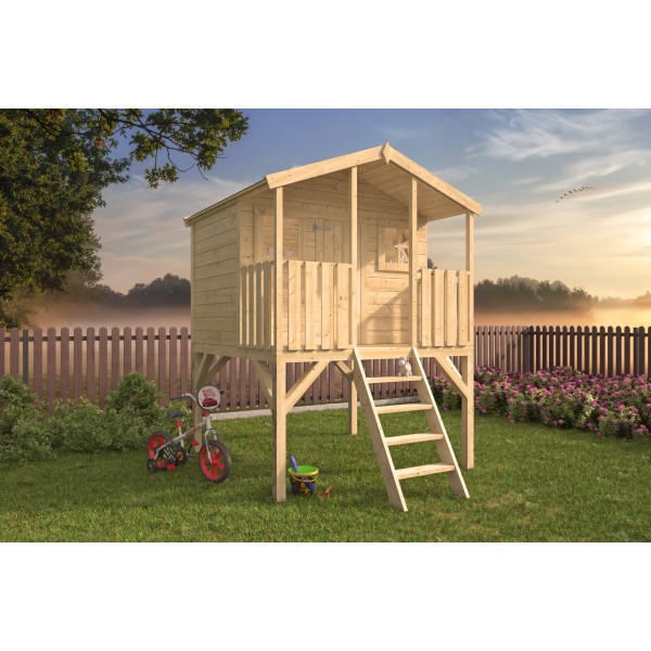 Speelhuis op palen Peter Pan