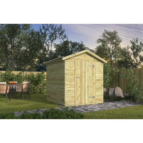 Tuinhuis Boudewijn vuren groen geïmpregneerd