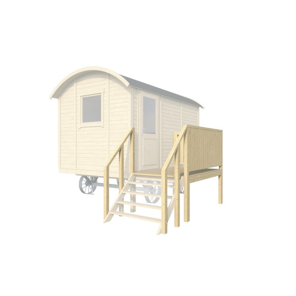 Veranda de Luxe B met zij-ingang