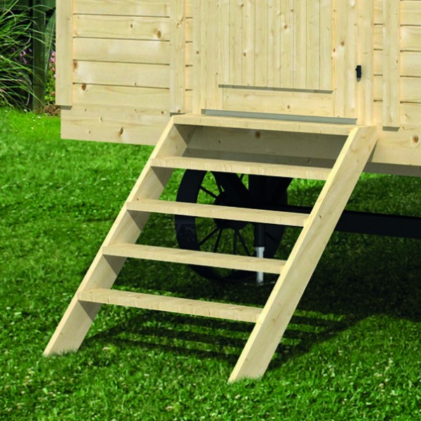 Trap voor zigeunerwagen