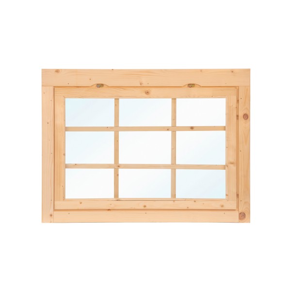 Uitzetraam enkel W2 vuren 119,5 x 87 cm