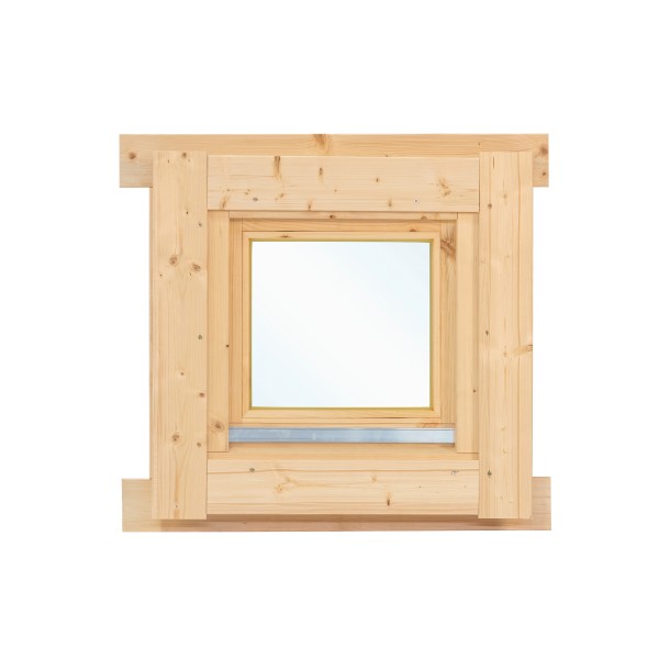 Draai- /kiepraam enkel L5.1 vuren 62,5 x 62,5 cm