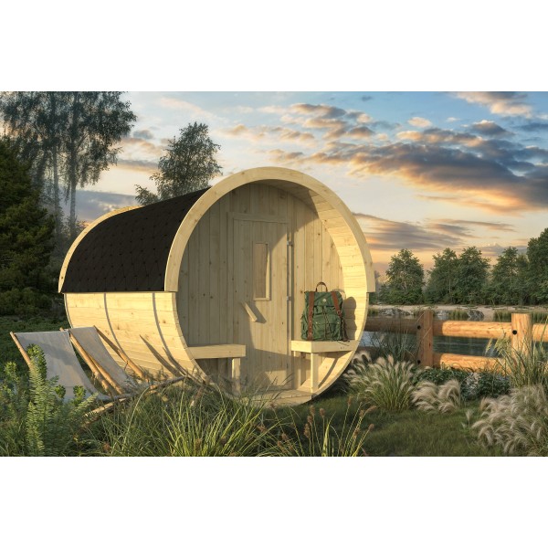 Campingbarrel | 28/42 mm | vuren onbehandeld