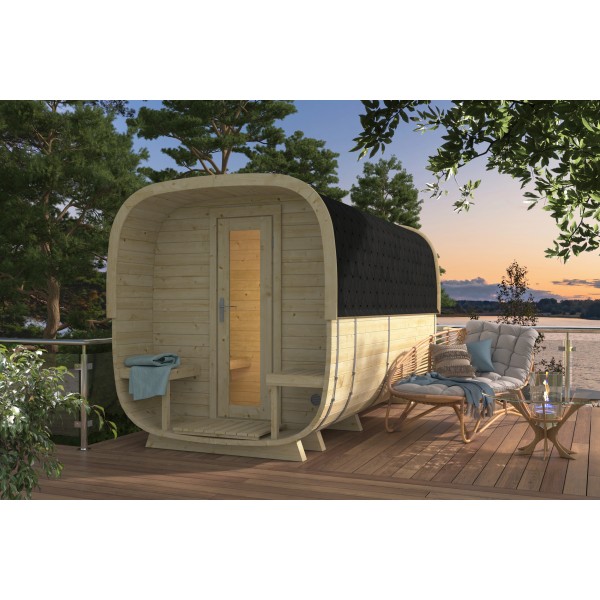 Sauna cube Rovaniemi 390 cm | 38 mm | onbehandeld