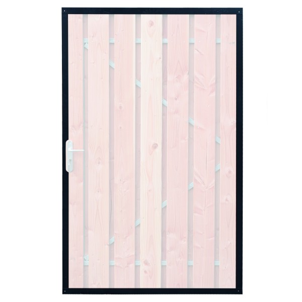 Stalen omranding voor tuindeur antraciet geschikt voor breedtes 130, 140, 150 cm