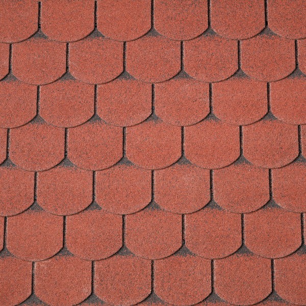 Dakshingles beverstaart rood - pak 3 m²