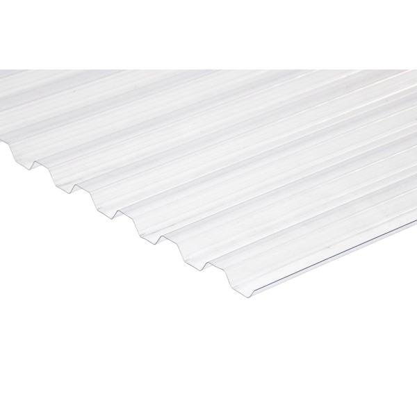 Dakplaat doorzichtig/helder D0,8 mm x L260 x B109 cm