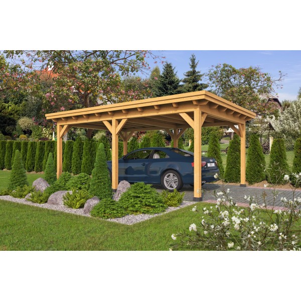 Platdak verblijf Odense XXL Basis Red Class Wood 650 x 450 cm excl. EPDM