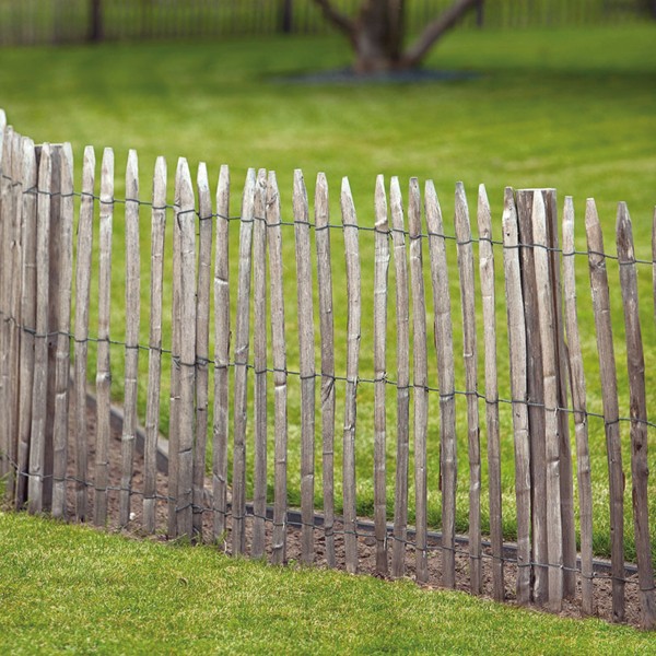 Engelse kastanjerol, 2 draden, latafstand 7,5 cm L460 x H120 cm