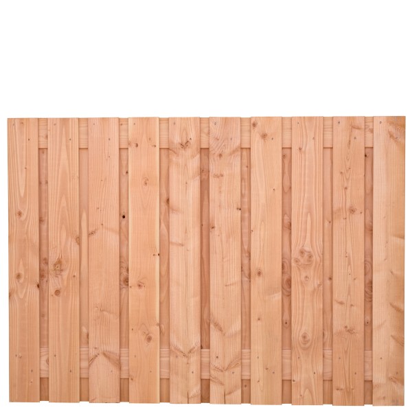 Tuinscherm Zwarte Woud, douglas, RVS-geschroefd, 21-planks (19+2) 180 x 130 cm