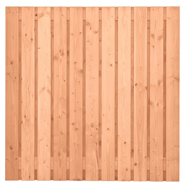 Tuinscherm Harz, douglas, RVS-geschroefd, 23-planks (21+2) 180 x 180 cm