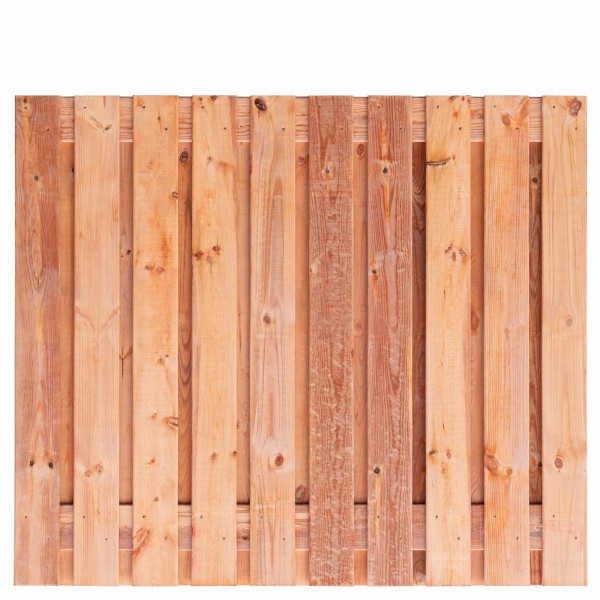 Tuinscherm Casablanca, Red Class Wood geïmpregneerd ME vuren, RVS-geschroefd, 21-planks (19+2) 180 x 150 cm