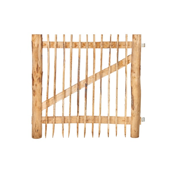 Kastanjepoort compleet B120 x H100 cm