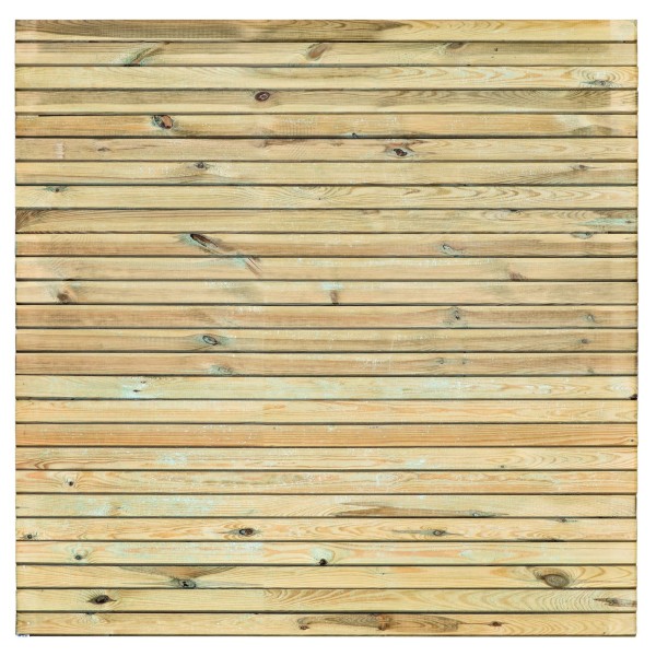 Rhombusscherm Borne, groen geïmpregneerd grenen, RVS-geschroefd, 30-planks (27+3) 180 x 180 cm