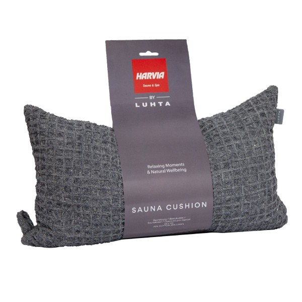 Sauna accessoire Harvia door Luhta saunakussen 22,0 x 40,0 cm grijs