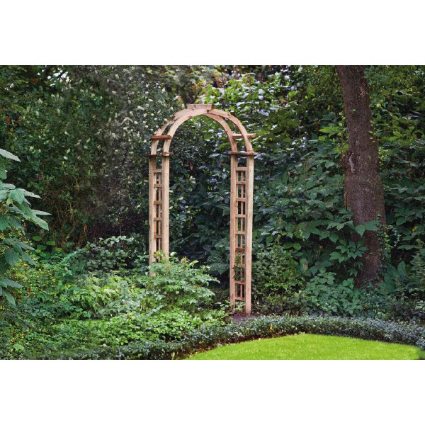 Pergolaset Falk, getoogd, groen geïmpregneerd grenen, B114 x D54 x H255 cm