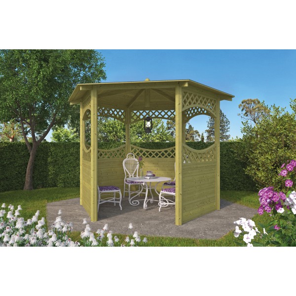 Prieel Middel vuren groen geïmpregneerd