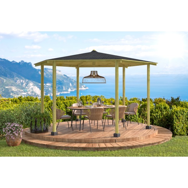 Prieel Groot vuren groen geïmpregneerd