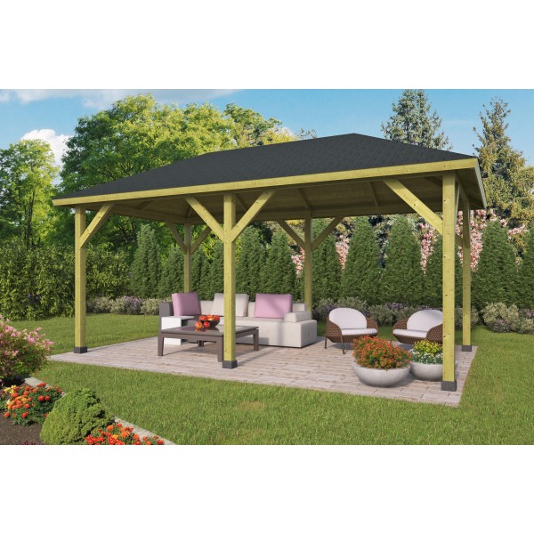 Prieel Superieur vuren groen geïmpregneerd