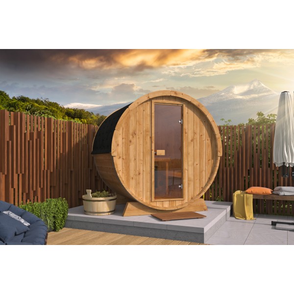 Saunabarrel | Ø205 x 160 cm | 42 mm | Thermowood