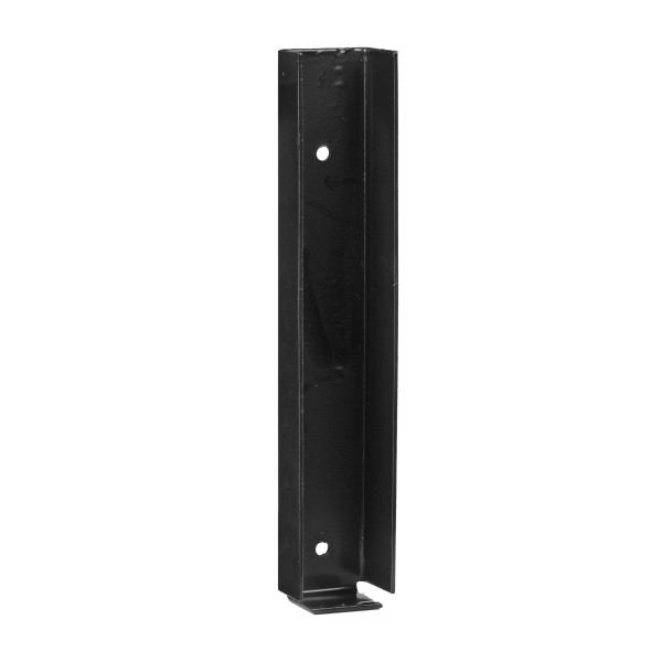 Betonsysteem Hoek- cq muurprofiel 26 cm zwart gecoat