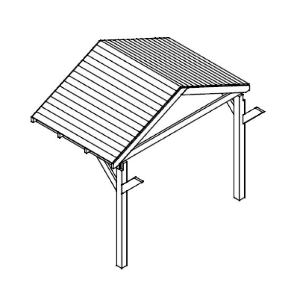 Hamar L Uitbreidingsset Douglas Gedroogd