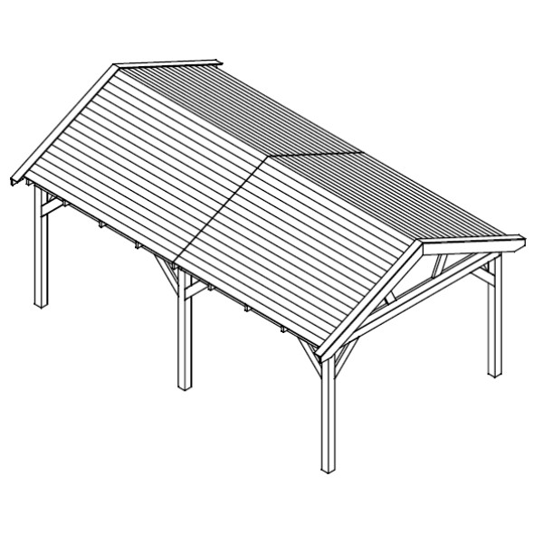 Hamar XL, Uitbreidingsset Douglas Gedroogd