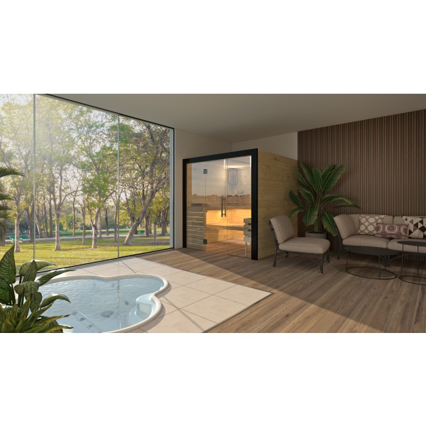 Binnensauna Family L