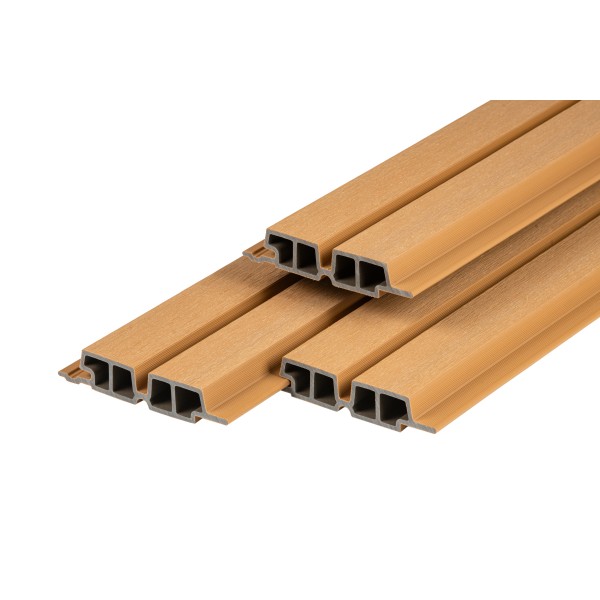PuraTech 55 composiet dubbel profiel 3,3 x 17,0 x 290 cm, cedar, fijne houtnerf