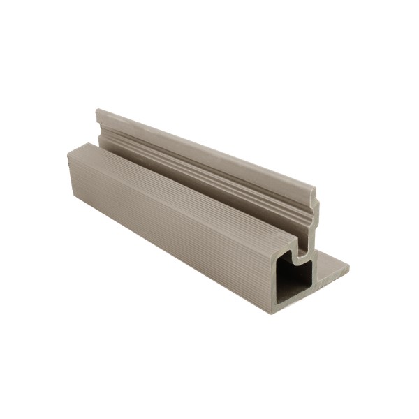 PuraTech composiet eindprofiel 5,8 x 5,8 x 290 cm, light grey