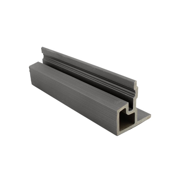 PuraTech composiet eindprofiel 5,8 x 5,8 x 290 cm, dark grey