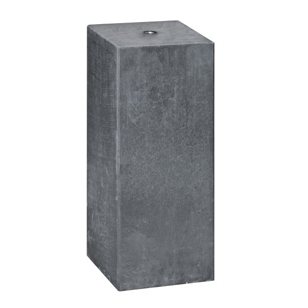 Berton© betonpoer 20,0 x 20,0 x 50,0 cm, antraciet, M16-bus, kleine velling