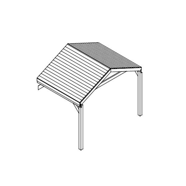 Red Class Wood zadeldak uitbreiding Göteborg